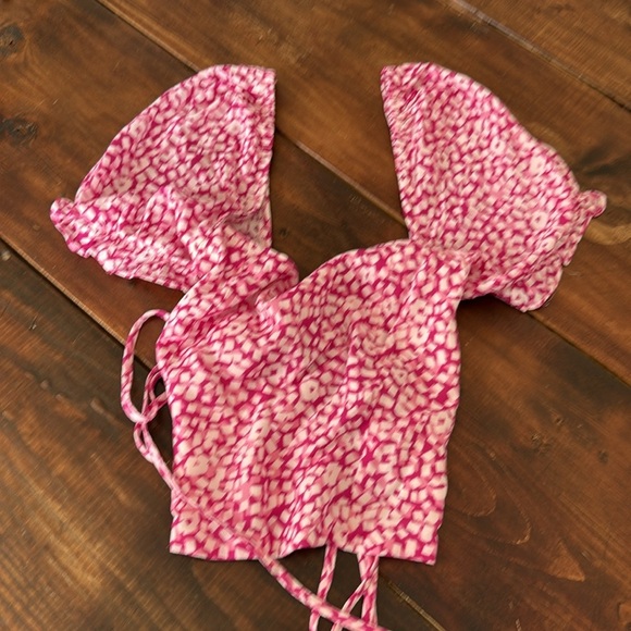 Isabelles Cabinet Pink Top Size S Corset Back - Picture 4 of 4